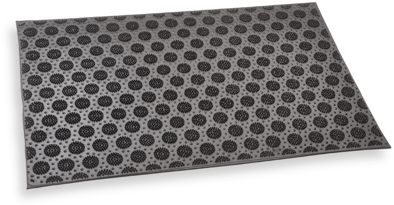 Rubber Floor Mat - Circles Pattern