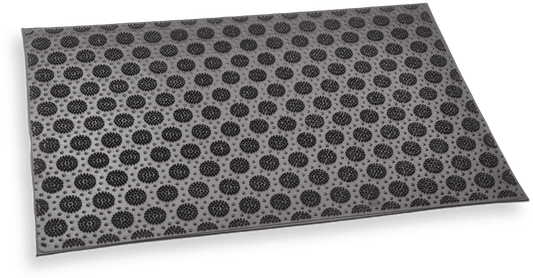 Rubber Floor Mat - Circles Pattern