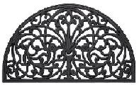 Rubber Door Mat - Half Dome Iron style