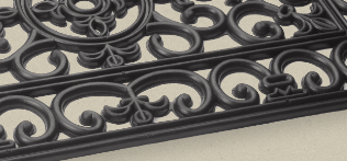 Rubber Door Mat - Kilkenny Loops