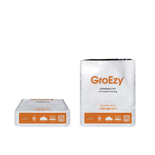 GroEzy™ 1.5 Gallon Expandable Pot in UV treated grow bag