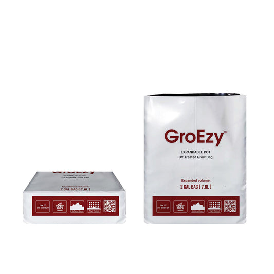 GroEzy™ 2 Gallon Expandable Pot in UV treated grow bag