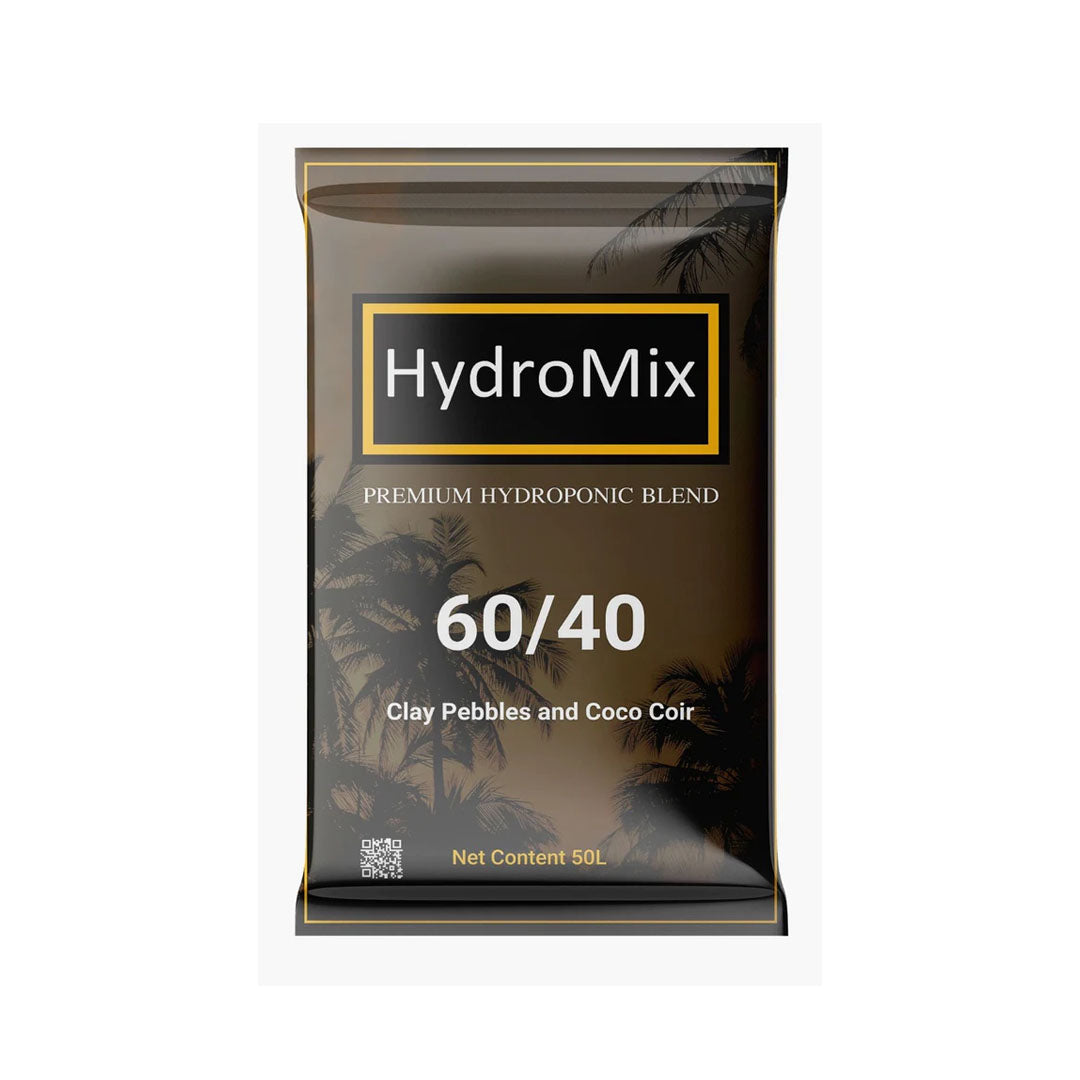 HydroMix 60/40 Coco Coir & Clay Pebbles 50L bag