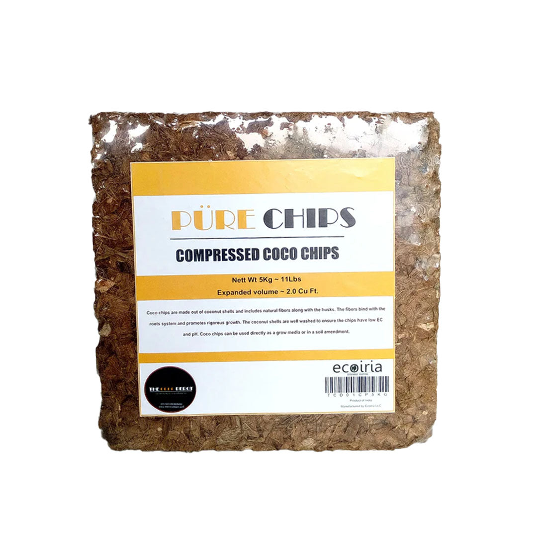 Pure Coco® Chips Compressed 4kg block