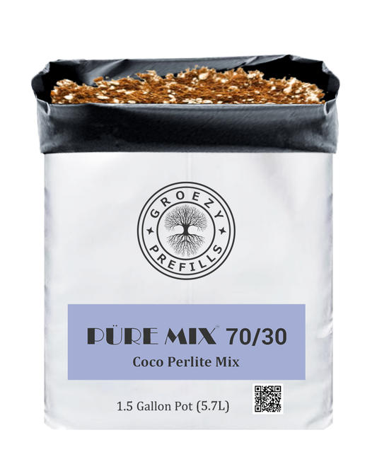 GroEzy™ 1.5 Gallon Prefilled 70/30 Coco Perlite Grow Bag