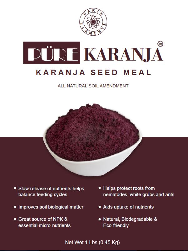 Pure Karanja Seed Meal from Earth Elements