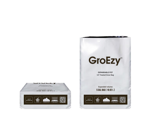 GroEzy™ 5 Gallon Expandable Pot in UV treated grow bag