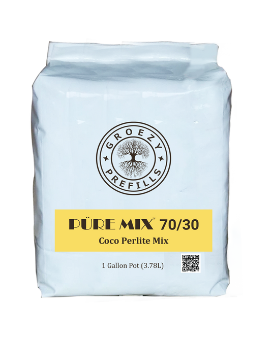GroEzy™ 1 Gallon Prefilled 70/30 Coco Perlite Grow Bag