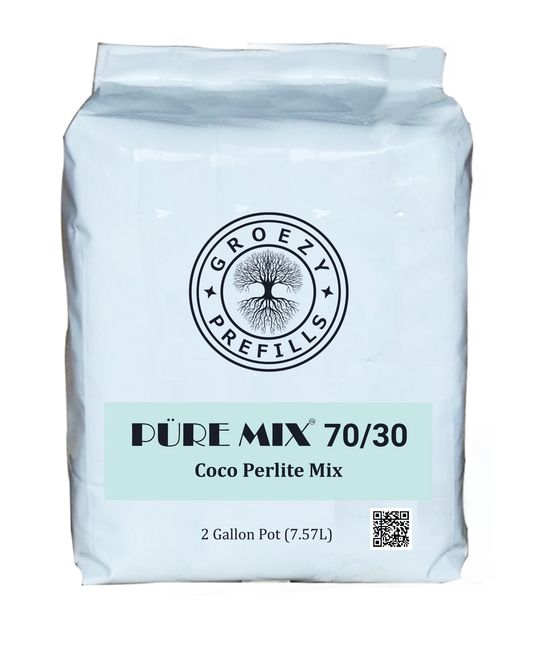 GroEzy™ 2 Gallon Prefilled 70/30 Coco Perlite Grow Bag
