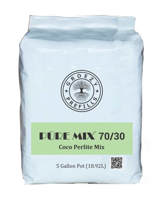 GroEzy™ 5 Gallon Prefilled w/70/30 Coco Perlite Grow Bag